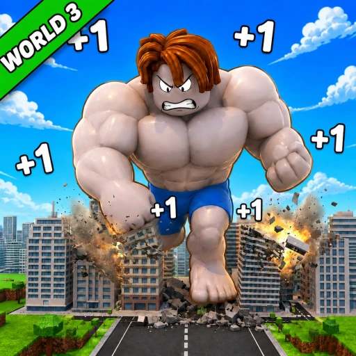 +1 Strength Per Click Roblox game
