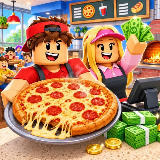 2 Player Pizza Tycoon Roblox game