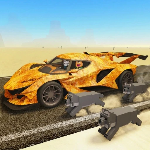 A Dusty Trip helicopter guide artwork showing the Striker Heli flying over the desert map