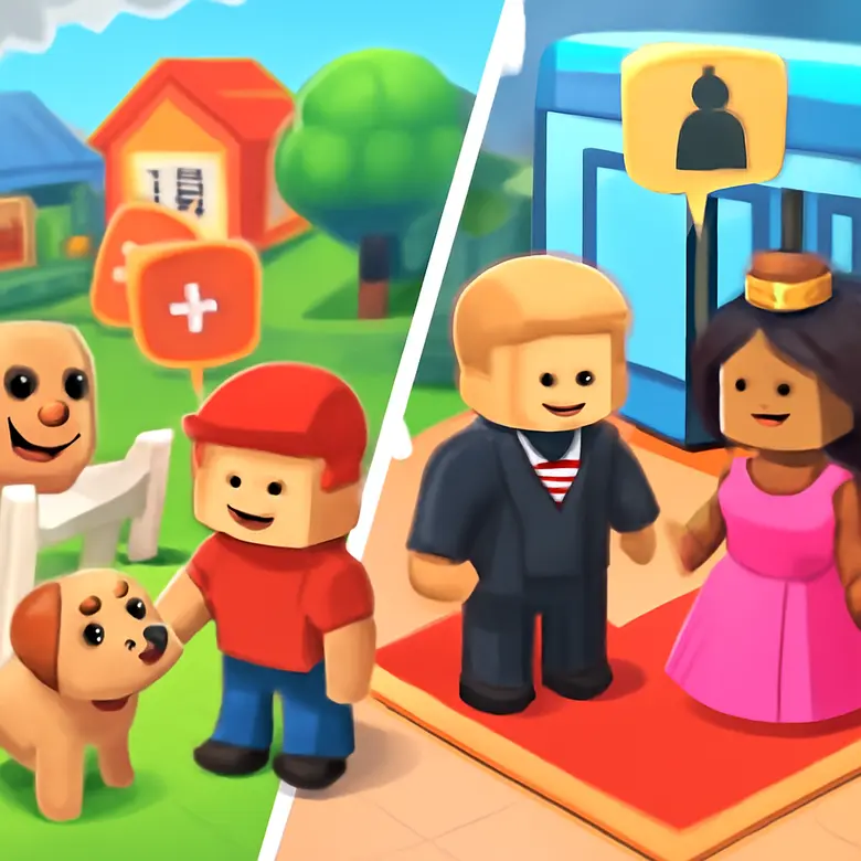 Adopt Me vs Dress to Impress  -- Which Roblox Game Is Better? illustration - Gameplay Comparison