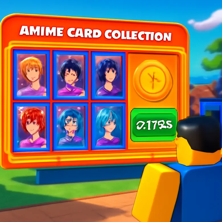 Anime Card Collection money generation interface showing passive income from binder