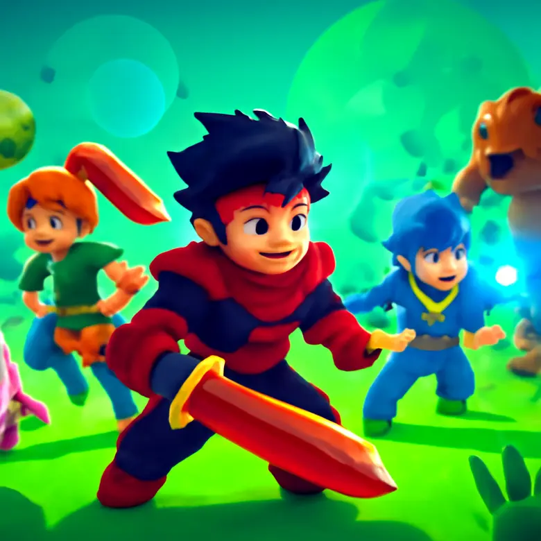 Anime Champions Simulator gameplay showing champions battling enemies on Green Planet