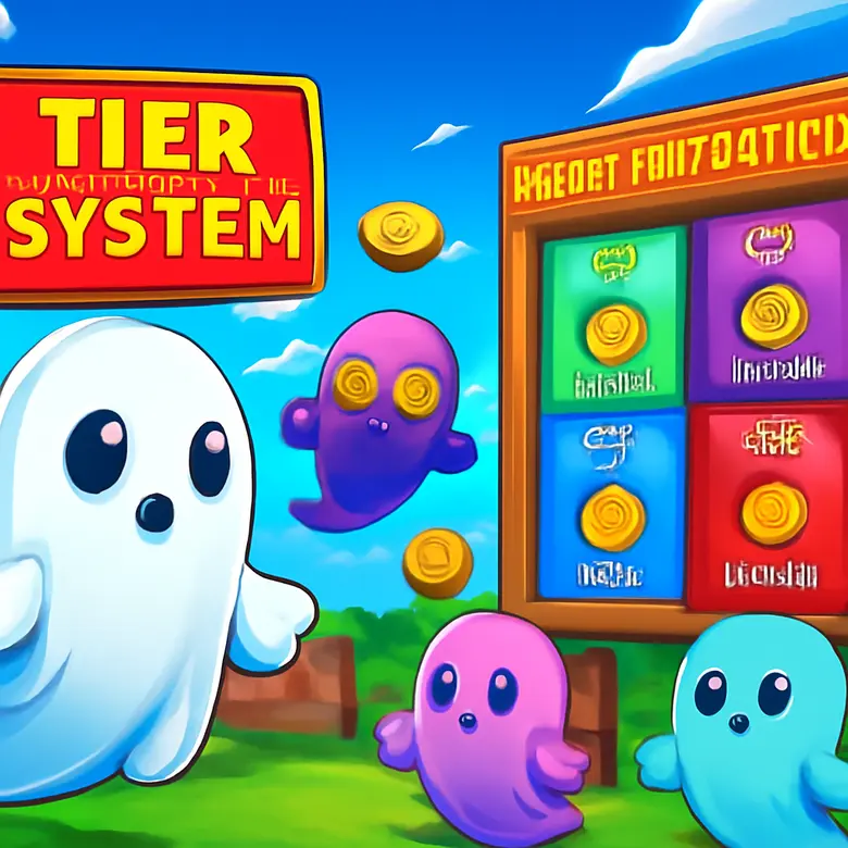 Anime Ghosts AFK tier system and Ghost multiplier rewards