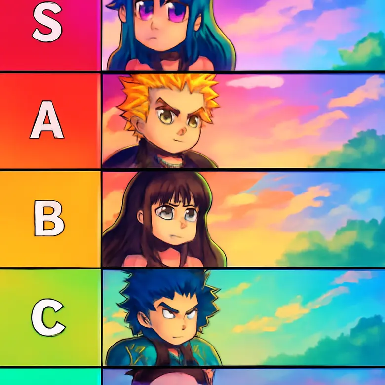 Anime Reversal unit tier list illustration