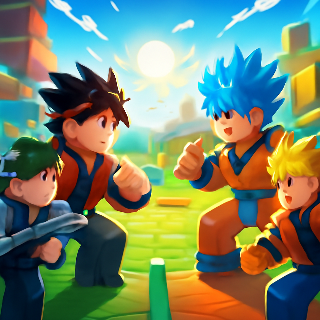 Arise Crossover gameplay next to Anime Vanguards gameplay
