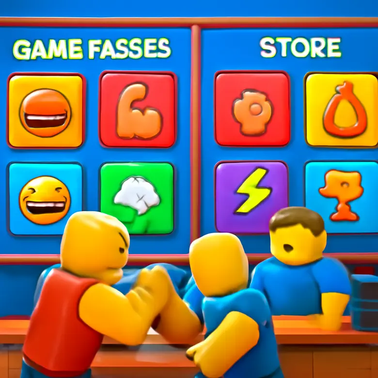 Arm Wrestle Simulator game passes and store