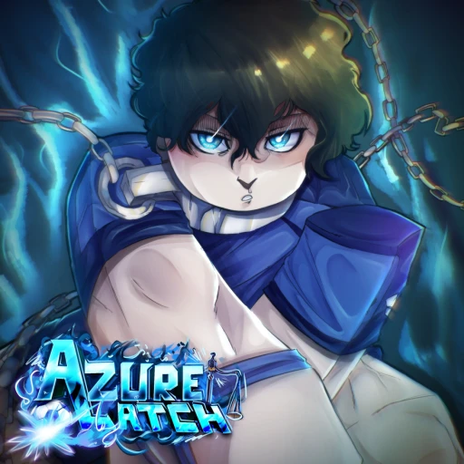 Azure Latch Roblox gameplay showing soccer match with Blue Lock-inspired characters using special abilities on the field
