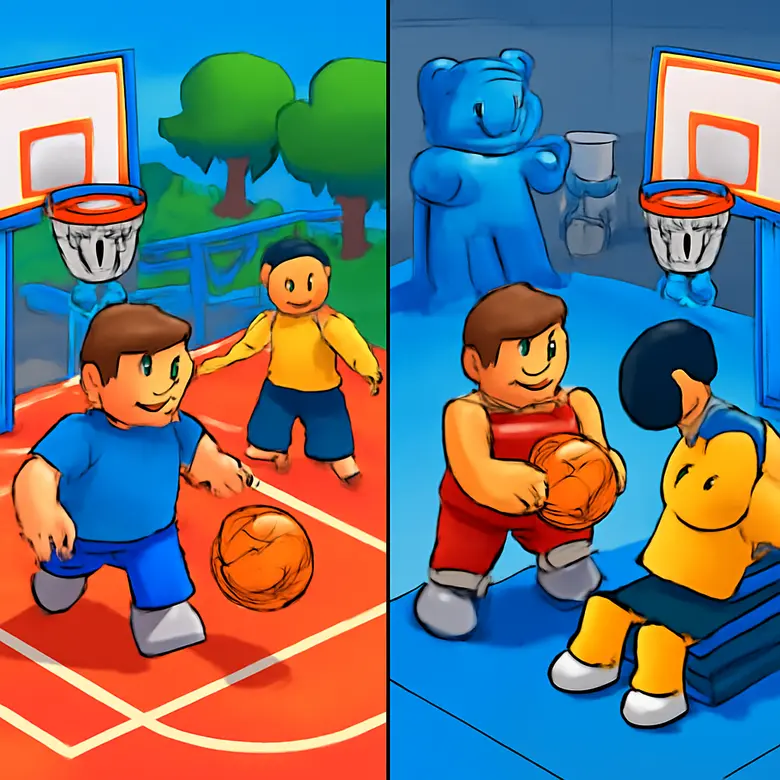 Basketball: Zero vs Gym League  -- Which Roblox Game Is Better? illustration - Gameplay -- What Do You Actually Do?