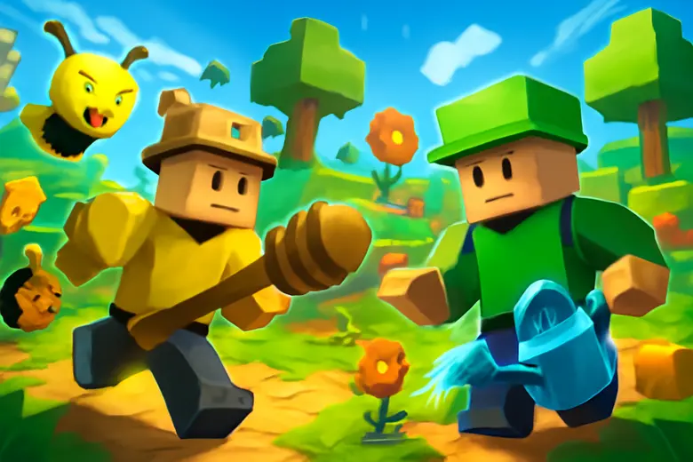 Bee Swarm Simulator vs Grow a Garden  — Which Roblox Game Is Better? gameplay illustration - Bee Swarm Simulator vs Grow a Garden — Quick Stats (2026)