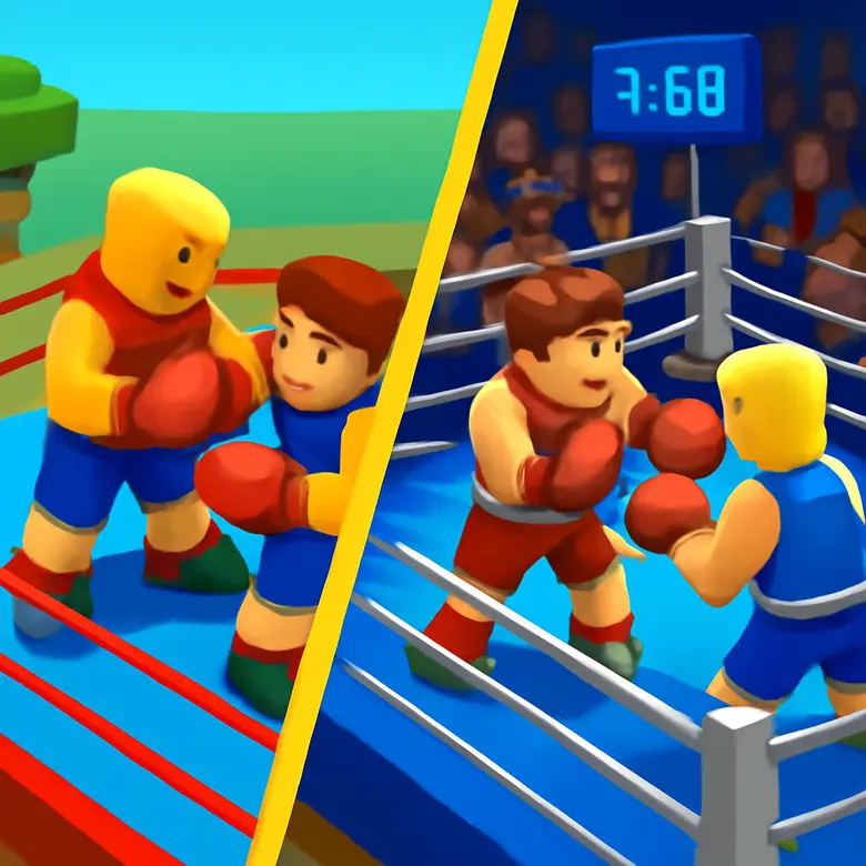 Boxing Beta vs Untitled Boxing Game  - Which Roblox Boxing Game Is Better? illustration - Gameplay &mdash; Two Very Different Philosophies