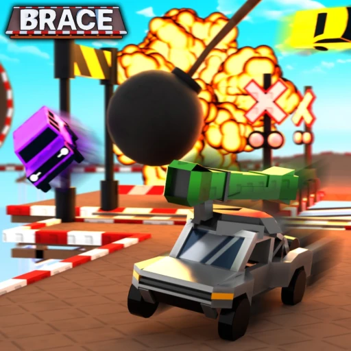 Brace Roblox racing and building game hub page hero image