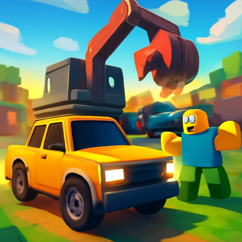 Car Crushers 2 crushing facility overview showing multiple crusher types and vehicles lined up