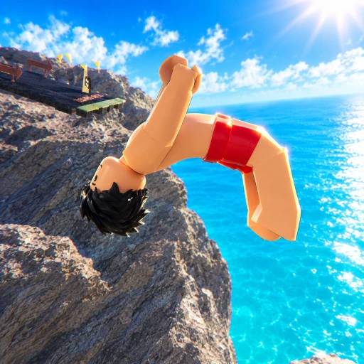 Cliff Dive Masters Roblox game