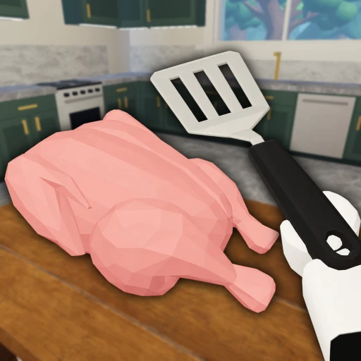 Cook the Chicken by slapping it Roblox game