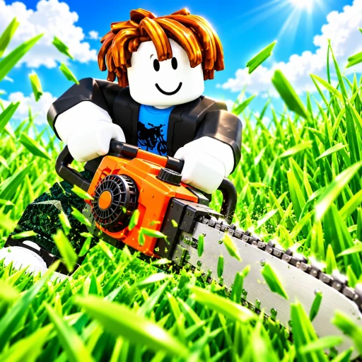 Cut all the Grass! Roblox game