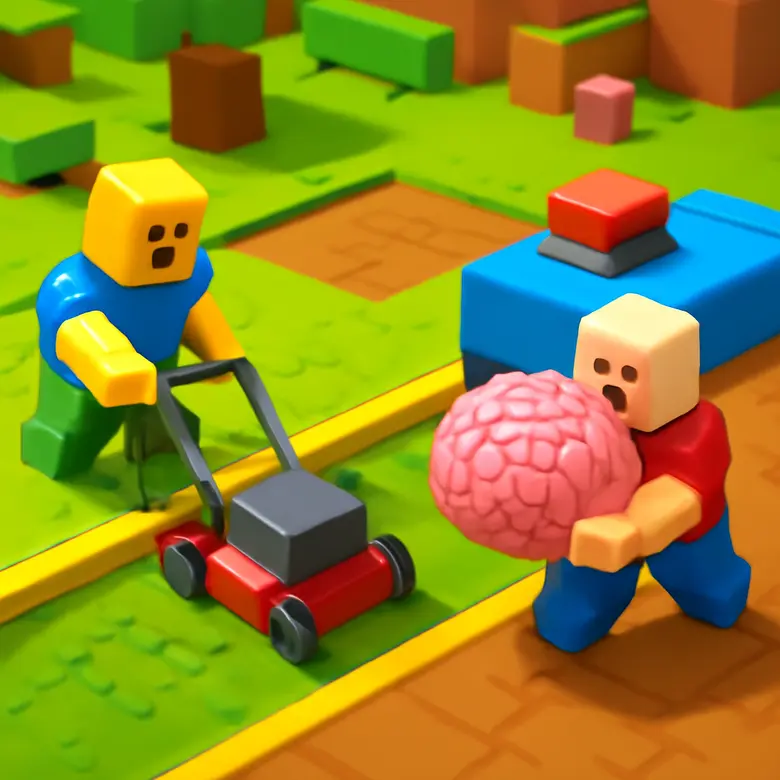 Cut Grass for Brainrots vs Steal a Brainrot  - Which Brainrot Game Is Better? illustration - Gameplay &mdash; What Do You Actually Do?