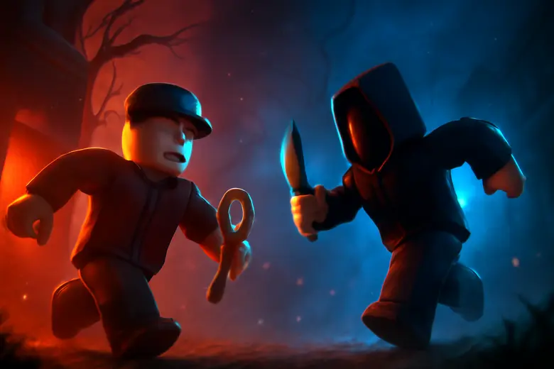 DOORS vs Murder Mystery 2  — Which Roblox Game Is Better? strategy illustration - Atmosphere — Horror vs Tension