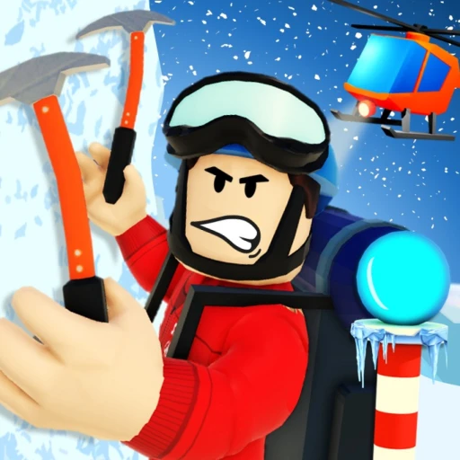 Expedition Antarctica Roblox gameplay showing players trekking across icy terrain toward the South Pole