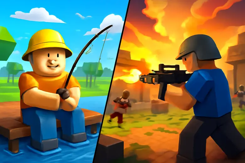 Fish It! vs RIVALS  — Relaxing Fishing or Intense FPS? gameplay illustration - 1. Quick Side-by-Side Comparison