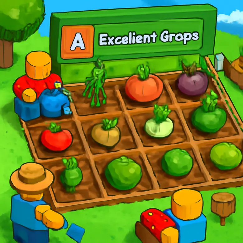 Grow a Garden Tier List  — Best Crops Ranked illustration - A Tier — Excellent Crops