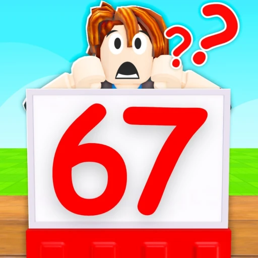Guess My Number Roblox gameplay showing two players in a 1v1 number guessing duel with higher and lower indicators