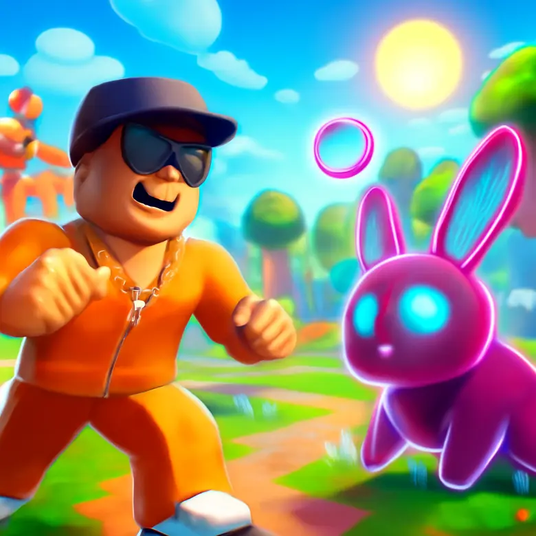 Gym Star Simulator Update 24 (July 2026) — Bad Bunny Event, Neon Pet Tier & Combo Bar gameplay illustration - Bad Bunny Event — Limited-Time Spring Celebration