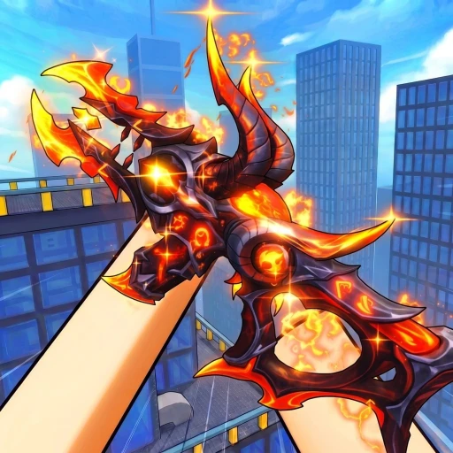 Hypershot best gamepasses header showing the fast-paced Roblox hero shooter