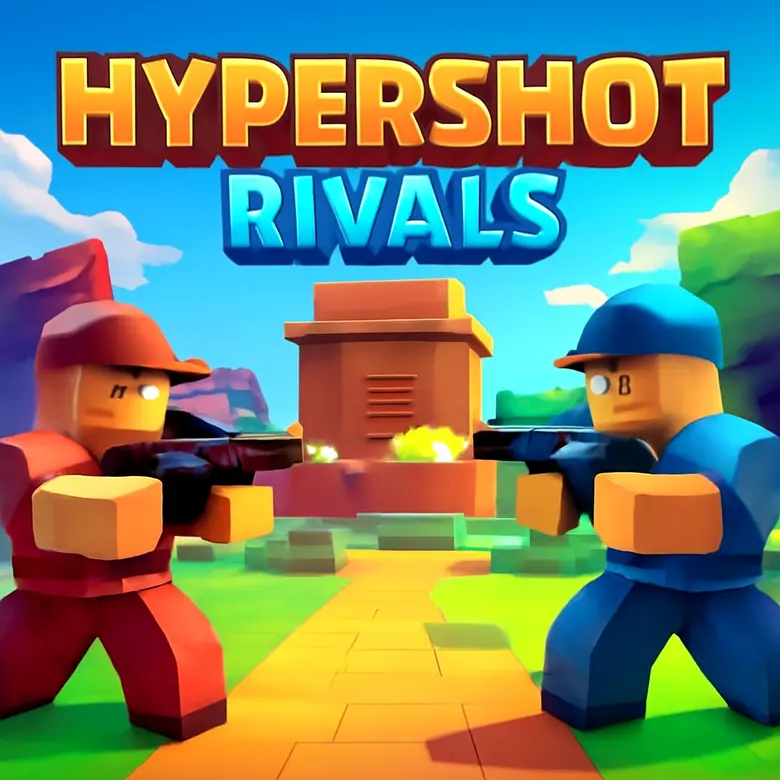 Hypershot arena shooter fast-paced gameplay illustration