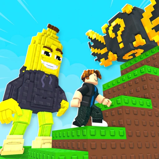 Jump To Steal Lucky Blocks on Roblox — jumping platforms and stealing Lucky Blocks gameplay