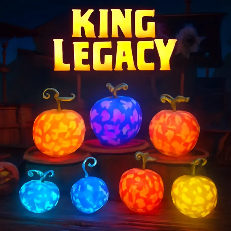 King Legacy devil fruit types comparison showing Dragon, Phoenix, and Light fruits
