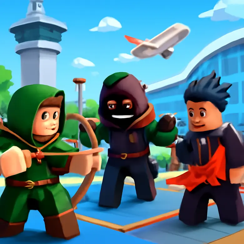 Mad City Update April 2026 - Archer Hero, Rykou Villain & Airport Revamp illustration - New Villain: Rykou