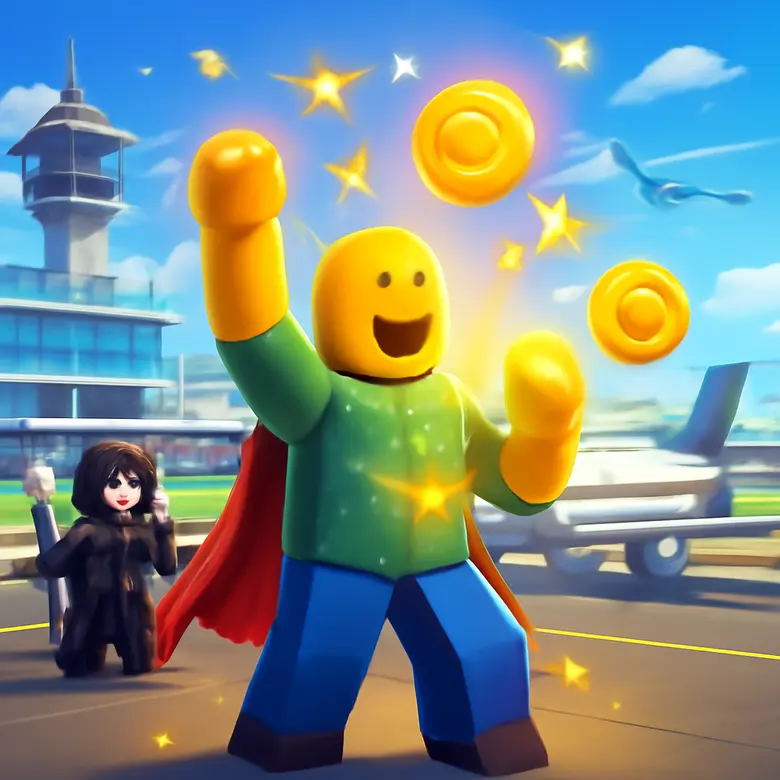Mad City Update April 2026 - Archer Hero, Rykou Villain & Airport Revamp rewards illustration - Airport Revamp and New Air Vehicles