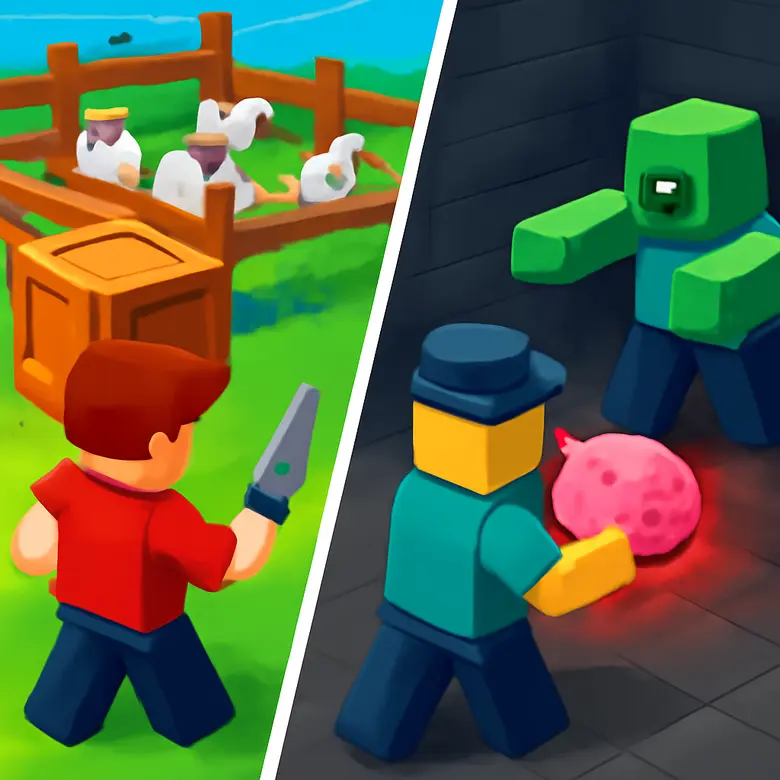 My Knife Farm vs Steal a Brainrot  -- Which Roblox Game Is Better? illustration - Gameplay -- What Do You Actually Do?