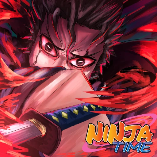 Ninja Time Roblox game featuring ninja village open world with clan abilities and elemental jutsu combat