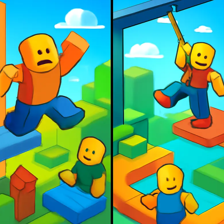 Parkour For Brainrots vs Swing Obby for Brainrots  -- Which Roblox Game Is Better? illustration - Gameplay