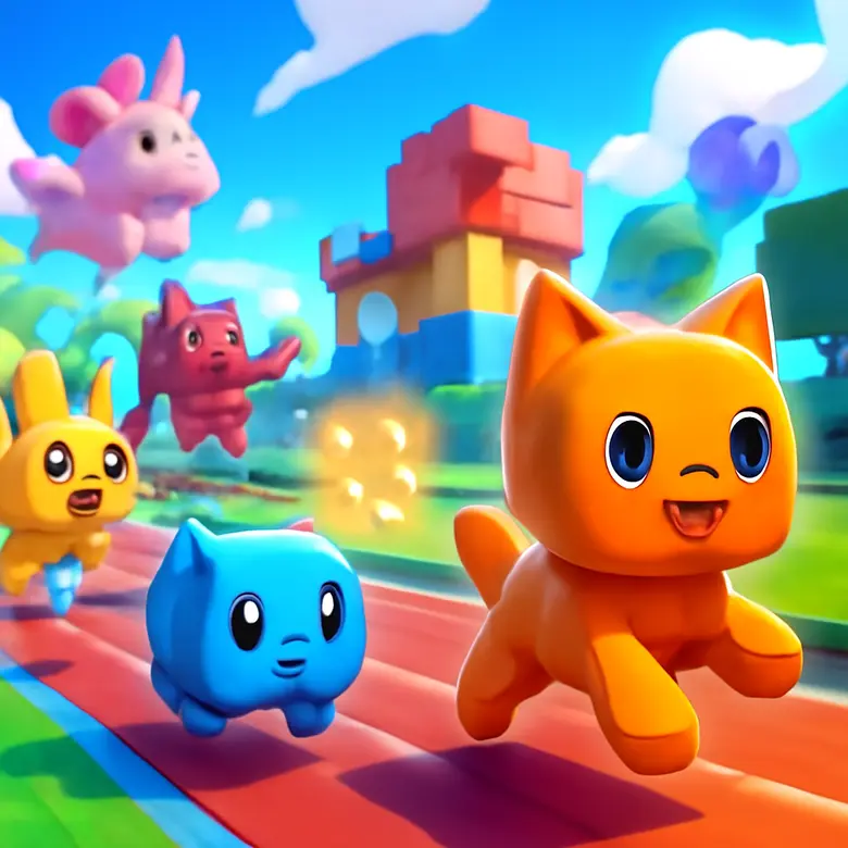 Pet Simulator 99 Update March 2026 — Lucky Race & Mythic Mode gameplay illustration - What's New in Updates 73 and 74