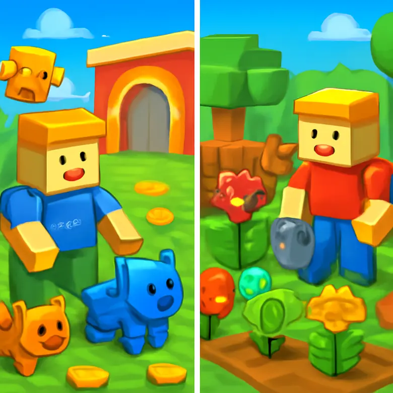 Pet Simulator 99 vs Grow a Garden  — Which Roblox Game Is Better? illustration - Core Gameplay: Pets vs Plants