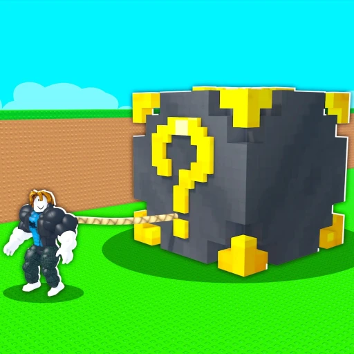 Pull Lucky Blocks on Roblox — pulling lucky blocks through zones to collect Brainrots