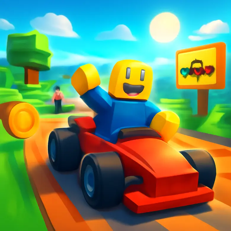 Race Clicker gameplay showing the racing track and speed counter