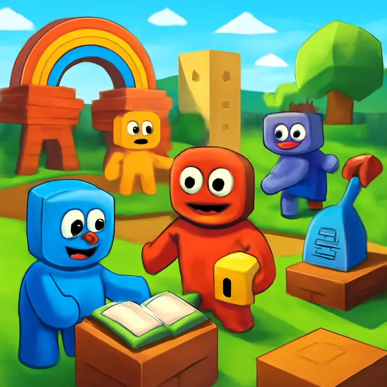 Rainbow Friends Roblox - Guides, Codes & Tips illustration - All Rainbow Friends Guides & Articles