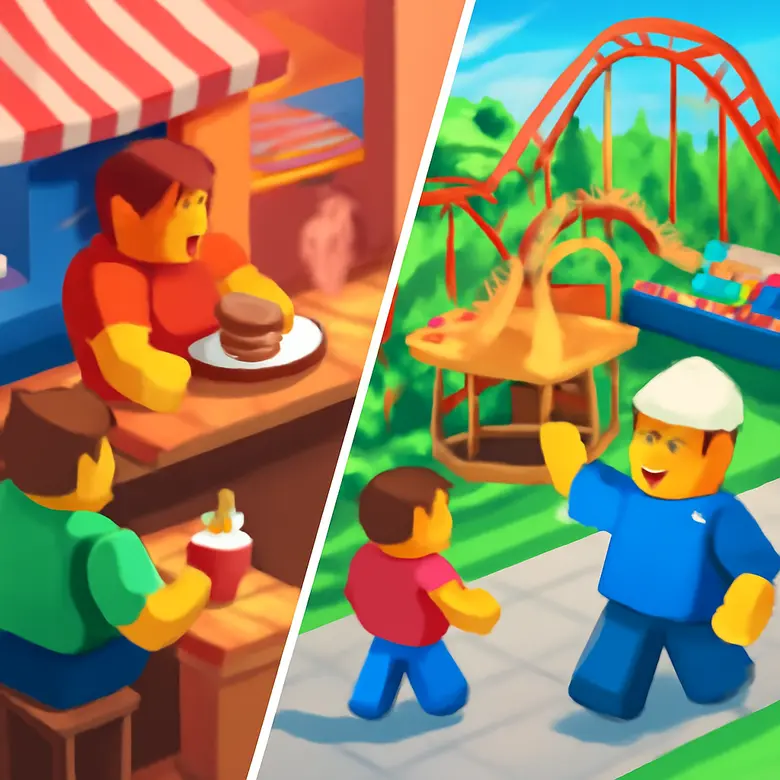 Restaurant Tycoon 2 vs Theme Park Tycoon 2  - Which Is Better? illustration - Gameplay &mdash; Two Flavors of Business Management