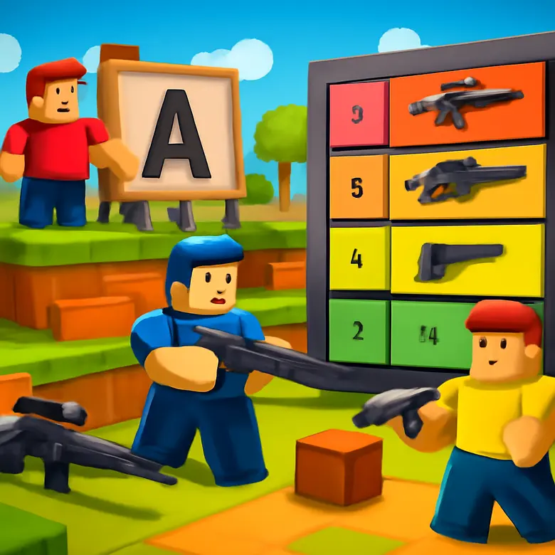 RIVALS Tier List (March 2026) - Best Weapons Ranked illustration - A Tier &mdash; Excellent Weapons