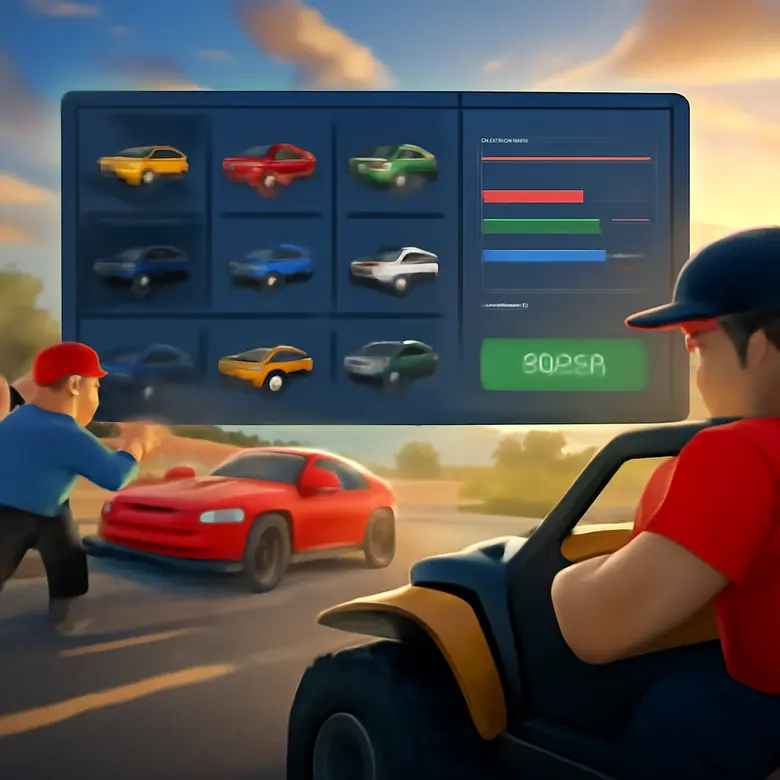 Roanoke vs Greenville in 2026: Which Roblox Driving RP Game Deserves Your Time? strategy illustration - Vehicle Selection and Customization in 2026