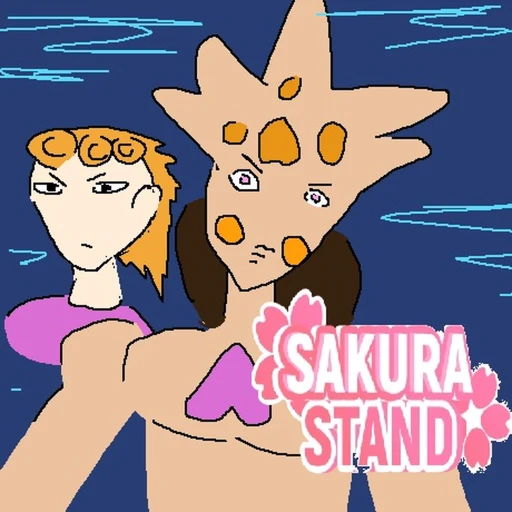 Sakura Stand gameplay showing Stand combat in the main arena with multiple players fighting using JoJo abilities