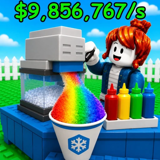 Snowcone Stand Roblox idle food game