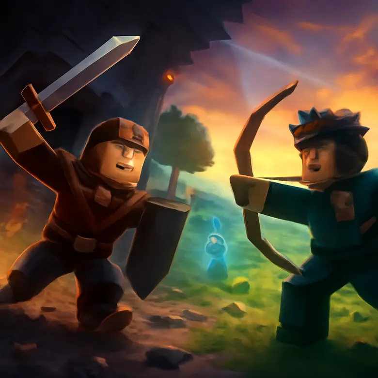 Solo Hunters vs Deepwoken  -- Which Roblox RPG Should You Play? strategy illustration - Combat Systems -- Dungeon Crawling vs Open-World Survival