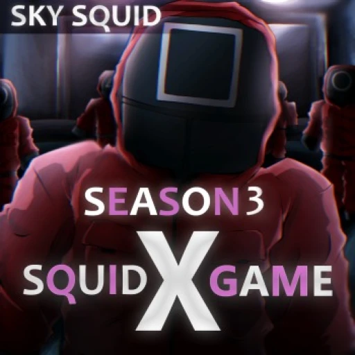 Squid Game X on Roblox - contestants lined up before a survival round