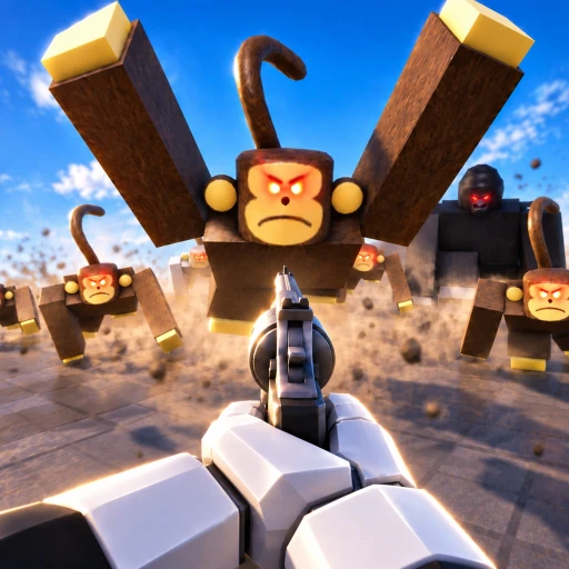Survive a Million Monkeys Roblox game
