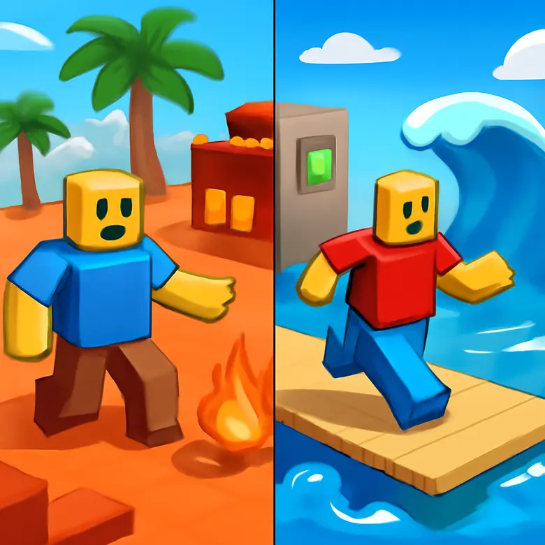 Survive Heat for Brainrots vs Escape Tsunami for Brainrots  -- Which Roblox Game Is Better? illustration - Gameplay and Core Mechanics