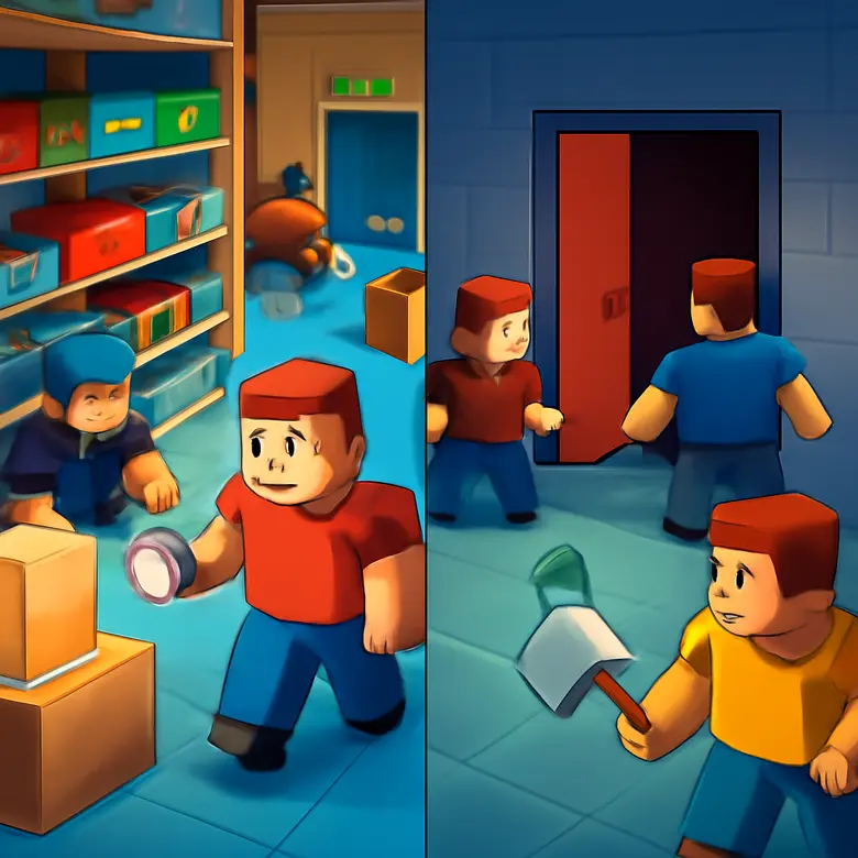 Survive Overnight in a Mega Store vs Doors  -- Which Roblox Game Is Better? illustration - Gameplay and Core Loop
